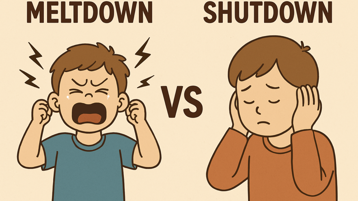 Meltdown e Shutdown: o que são, como diferenciar e como ajudar