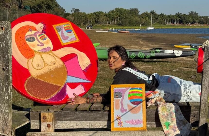 Autista, mãe atípica e artista plástica: Manoela Bourel transforma a neurodiversidade em arte e afeto